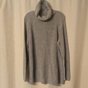 Coldwater Creek Heather Gray Cowl Neck Sweater